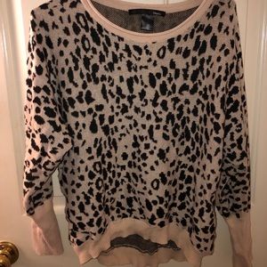 Ellison XS cheetah print sweater